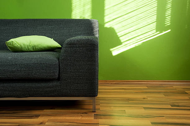 تصویر 1 از مبل راحتی سبز فرم تازه نشیمن نرم و راحت